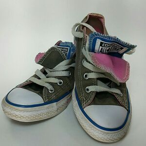 Converse All Stars Juniors Size One Double Tongue
